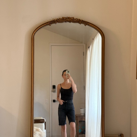 Agolde Black Denim Shorts NWOT - Picture 1 of 5